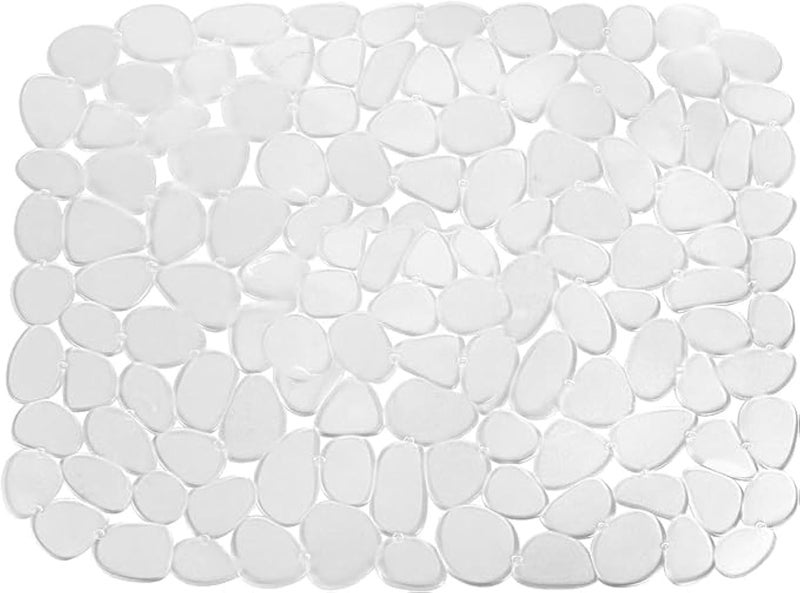 EZYHOME Pebble Sink Mats for Stainless Steel Sink, PVC Sink Saddle Protectors Kitchen Sink Mat for Porcelain Sink, Dishes and Glassware (15.8inch x 12inch) - Image 1