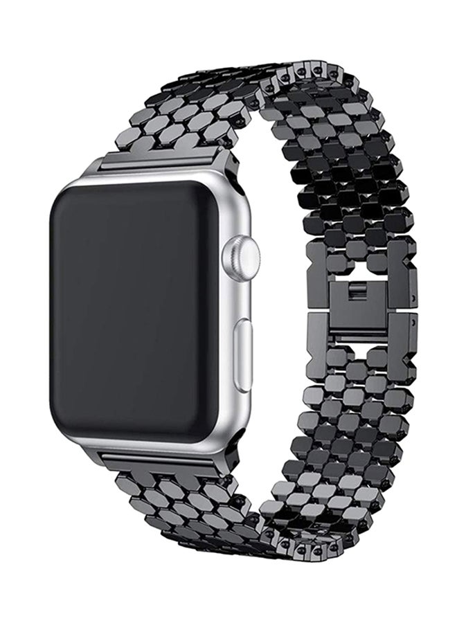 Ozone Replacement Band For Apple Watch Series 3/2/1 Black - Image 3