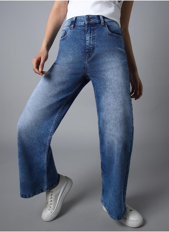 HIGH STAR Women Blue Jeans  - Image 3