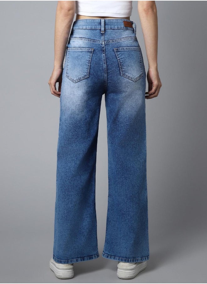 HIGH STAR Women Blue Jeans  - Image 4