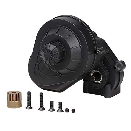 Winjet INJORA Complete Gearbox Transmission with Gears Set 110 RC Crawler Car Axial SCX10 SCX10 II 90046 Upgrade Part Black Complete Gearbox - Image 1