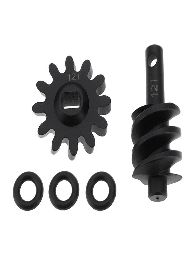 Briny River Underdrive 12T Differential Gears Axle Steel Gears Compatible with Axial 1/24 AX24 SCX24 Trucks - Image 1
