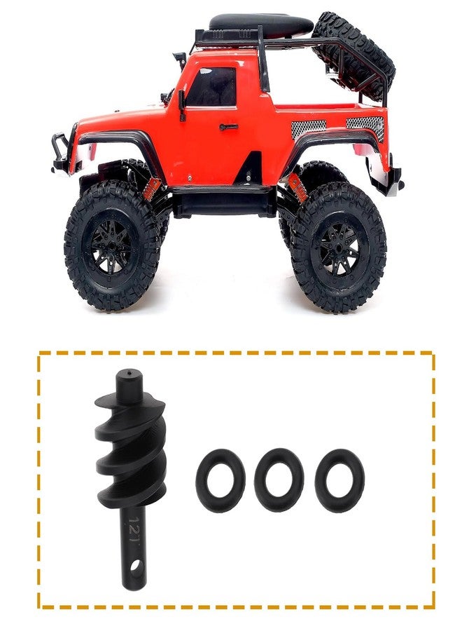 Briny River Underdrive 12T Differential Gears Axle Steel Gears Compatible with Axial 1/24 AX24 SCX24 Trucks - Image 4