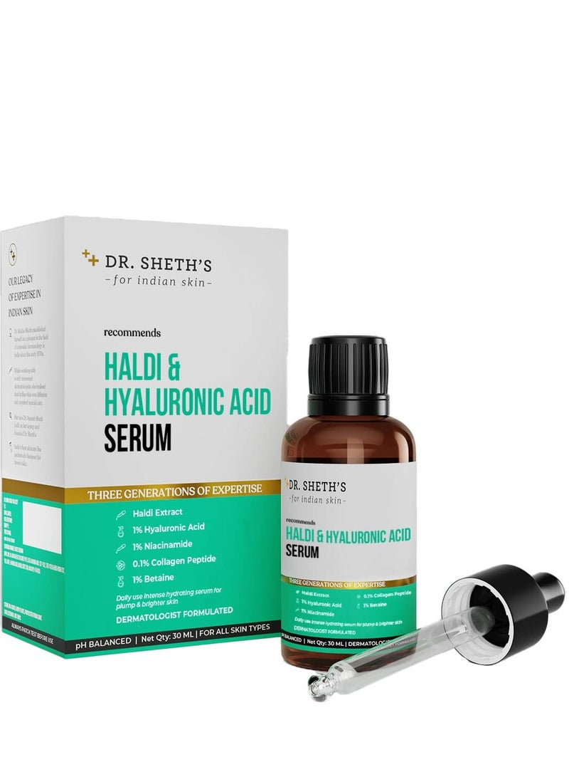 Dr. Sheth's Haldi & Hyaluronic Acid Face Serum - Image 1