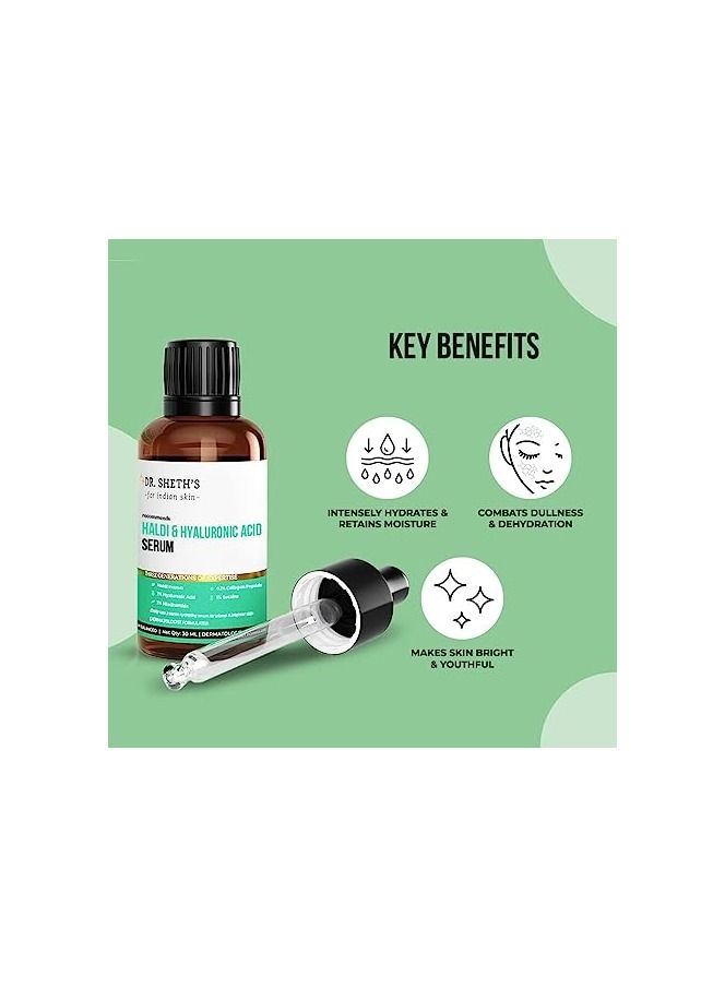 Dr. Sheth's Haldi & Hyaluronic Acid Face Serum - Image 2
