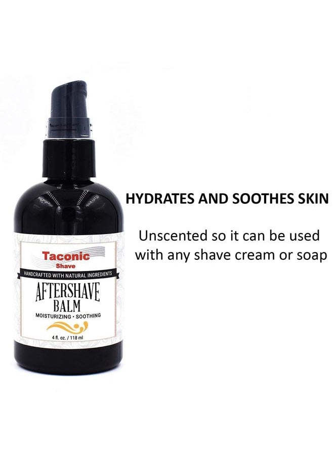 taconic shave Soothing Alcohol Free After Shave Balm 4 oz – Natural and Unscented  - Image 3