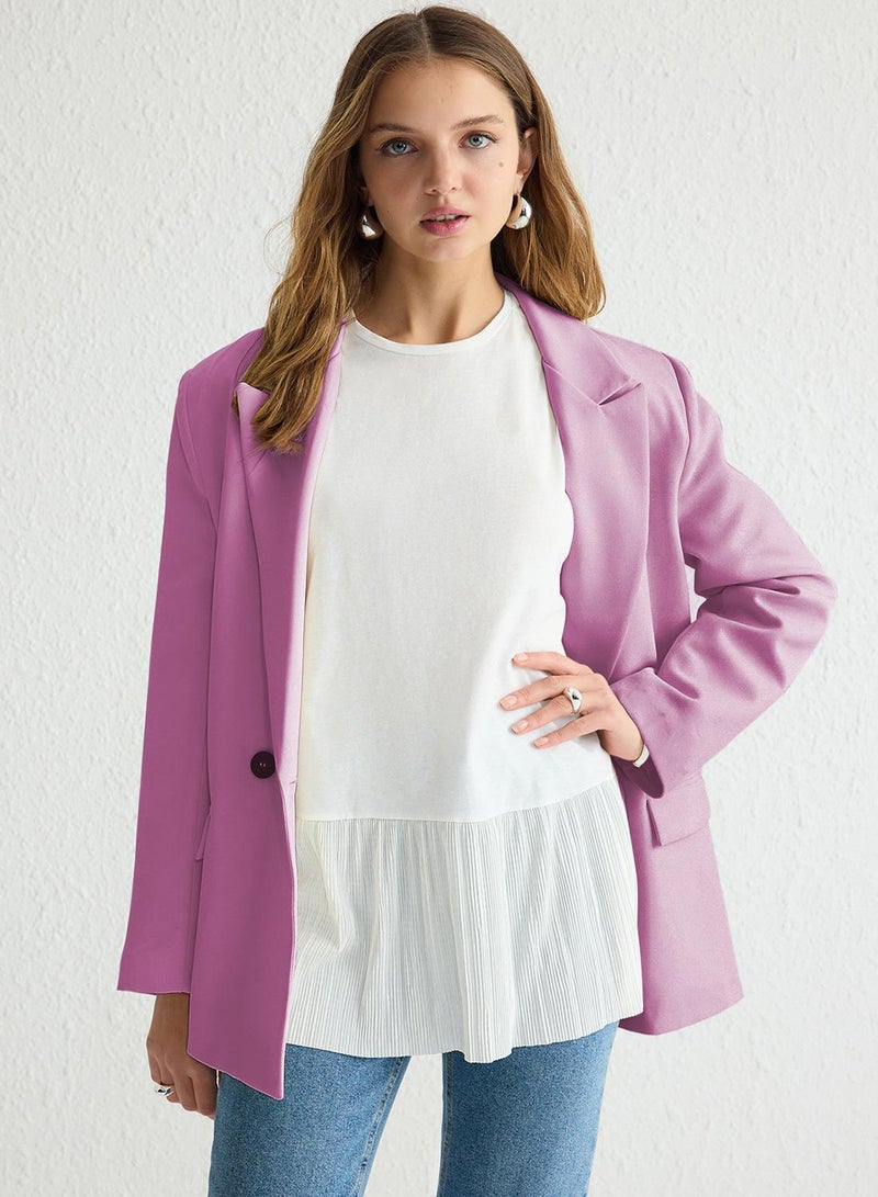 trendyol White top with Pleat Detail Sleeveless Knitted Undershirt Blouse - Image 3