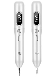 Skin Tag Removal Pen, Mole Removal Pen with LCD Display 9 Modes Replaceable Needles Freckles Dark Spots Aging Marks