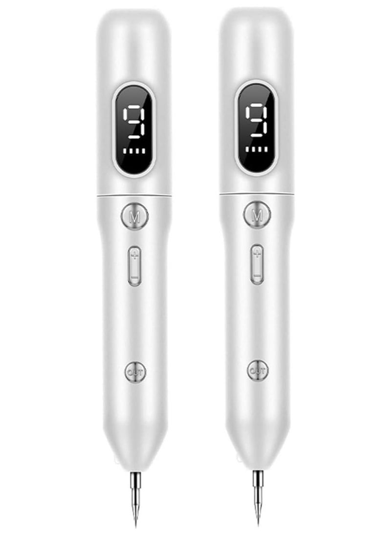 Generic - Skin Tag Removal Pen, Mole Removal Pen with LCD Display 9 Modes Replaceable Needles Freckles Dark Spots Aging Marks - Image 1