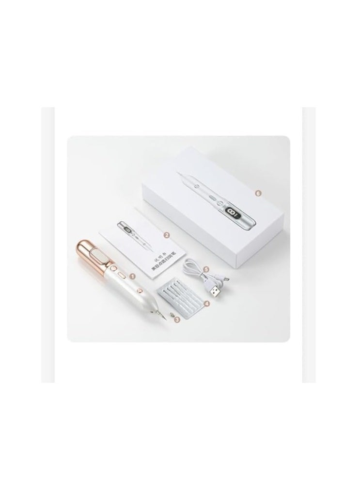 Generic - Skin Tag Removal Pen, Mole Removal Pen with LCD Display 9 Modes Replaceable Needles Freckles Dark Spots Aging Marks - Image 1