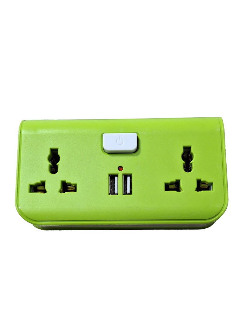 Power socket, 16 amp, 250 volt, 3500 watt, green , easy to use in residential apartments, factories, and workshops