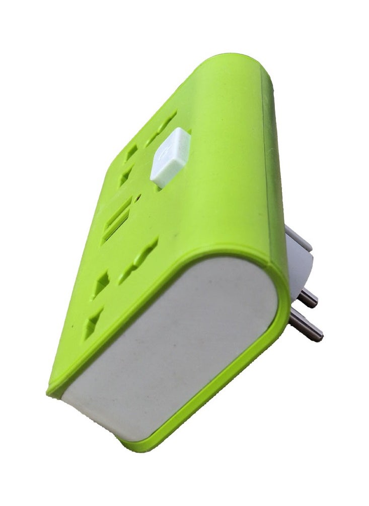 Power socket, 16 amp, 250 volt, 3500 watt, green , easy to use in residential apartments, factories, and workshops
