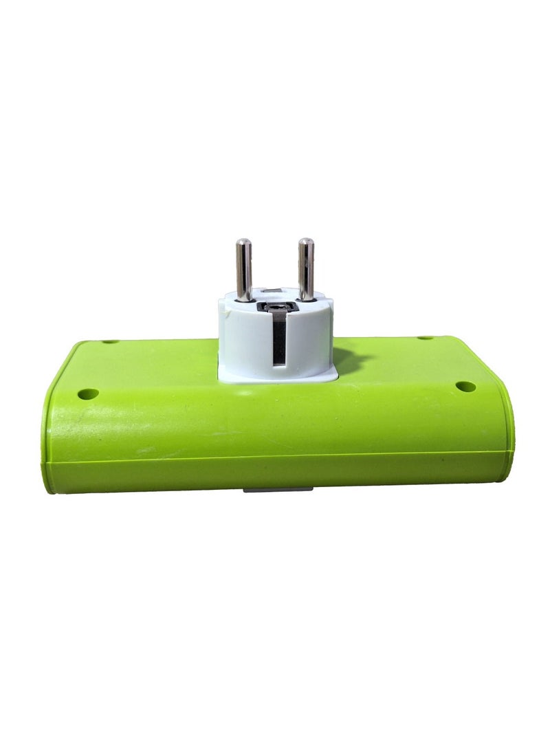 Power socket, 16 amp, 250 volt, 3500 watt, green , easy to use in residential apartments, factories, and workshops