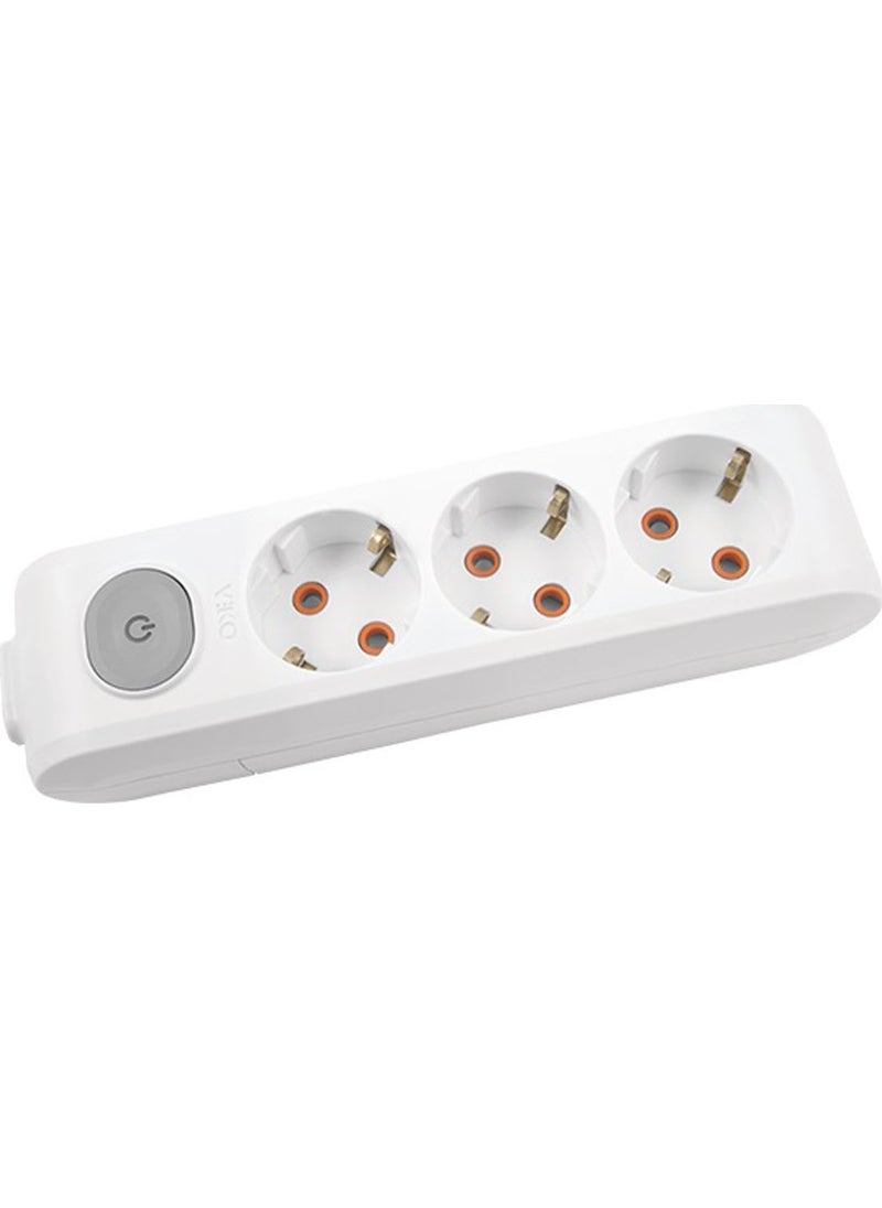 Viko 3-Plus Socket Grounded Switch Wireless Child Proof  - Image 1