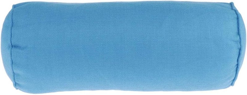klarako Full Round Bolster Pillow Cushion for Massage Table  Linen Yoga Bolster, 15.7inch Long & 5.9 Dia.  Sky Blue - Image 2