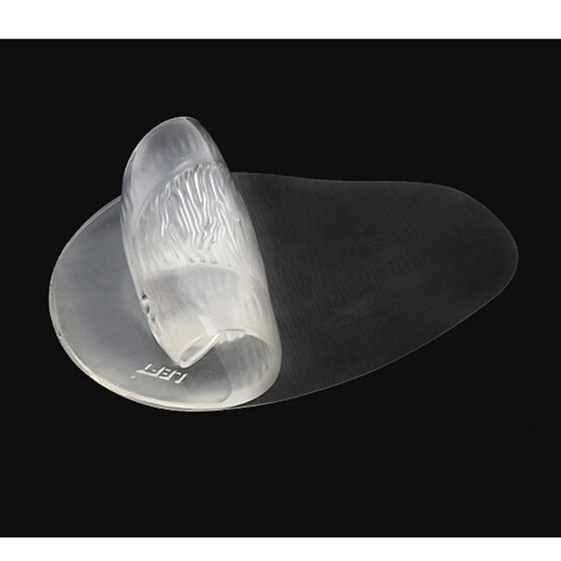 2 Pairs of Thicken Transparent Forefoot Pad Half Yard Pad High-heeled Shoes Insoles Non- Cushion for Women (As Shown) - Image 5