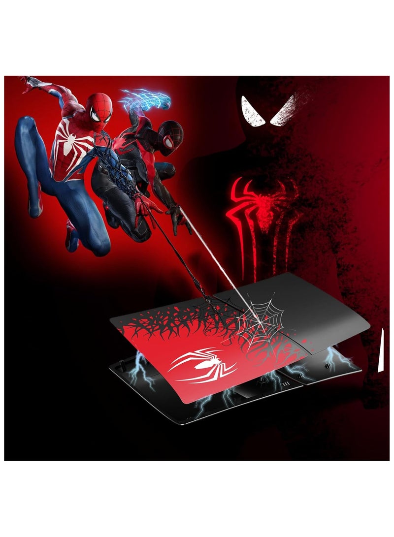 Faceplate for PS5 Slim Digital Edition Superhero Spider Man 2 PS5 Slim Cover Plates Digital Console Premium for PlayStation 5 Slim - Image 2