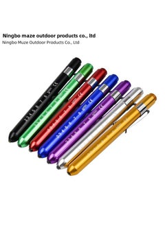 Generic Led Pen Flashlight Aluminum Alloy Doctor Pen Lamp Led Flashlight Medical Pen Lamp Pupil Pen White Light-Color:White Light: Yellow Shell  - Image 4