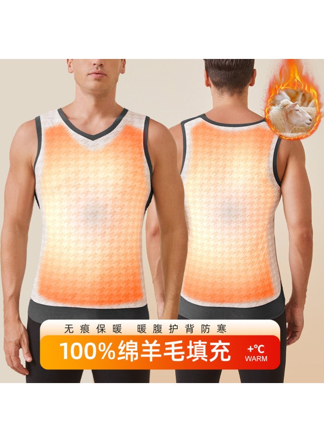 Fenton men's Seamless Thermal Vest For Autumn & Winter - Stretchy, Waist & Back Warmth - Image 3