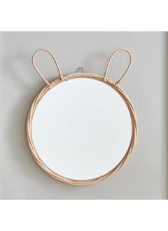 Home Box Playland Rabbit Rattan Woven Mirror 37 x 45 x 3 cm  - Image 2