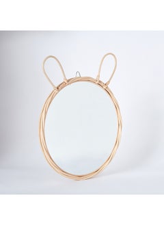 Home Box Playland Rabbit Rattan Woven Mirror 37 x 45 x 3 cm  - Image 5