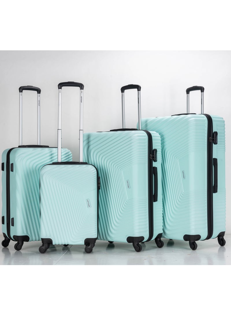VIPTOUR - Set of 4 ABS Trolley Luggage With Number Lock 20,24,28,32 Inches - Image 1