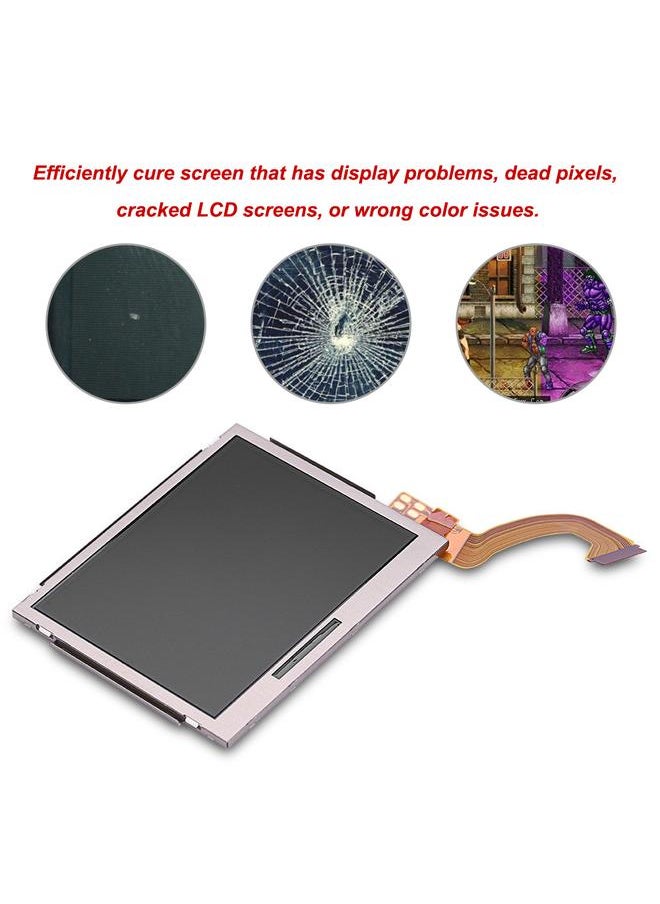 Thoraya Replacement Parts Accessories Upper Bottom LCD Screen Display for Nintendo NDSI (Top Screen)  - Image 3