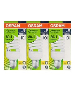 Osram Pack Of 3 Mini Twist 23W Screw CFL-NEW 