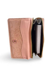 Vbranda Elegant wallet with a soft rectangular design, combining elegance and simplicity WAL-5-PINK  - Image 2