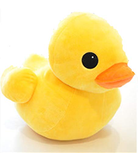 VIDOSCLA Yellow Duck Stuffed Plush Pillow Animal Dolls Super Soft Huggable Toy Gift for Children - Image 1