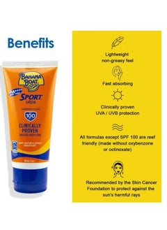 BANANA BOAT Sport Ultra Sunscreen Lotion SPF 100 PA++++: Maximum Protection for Active Lifestyles  - Image 4