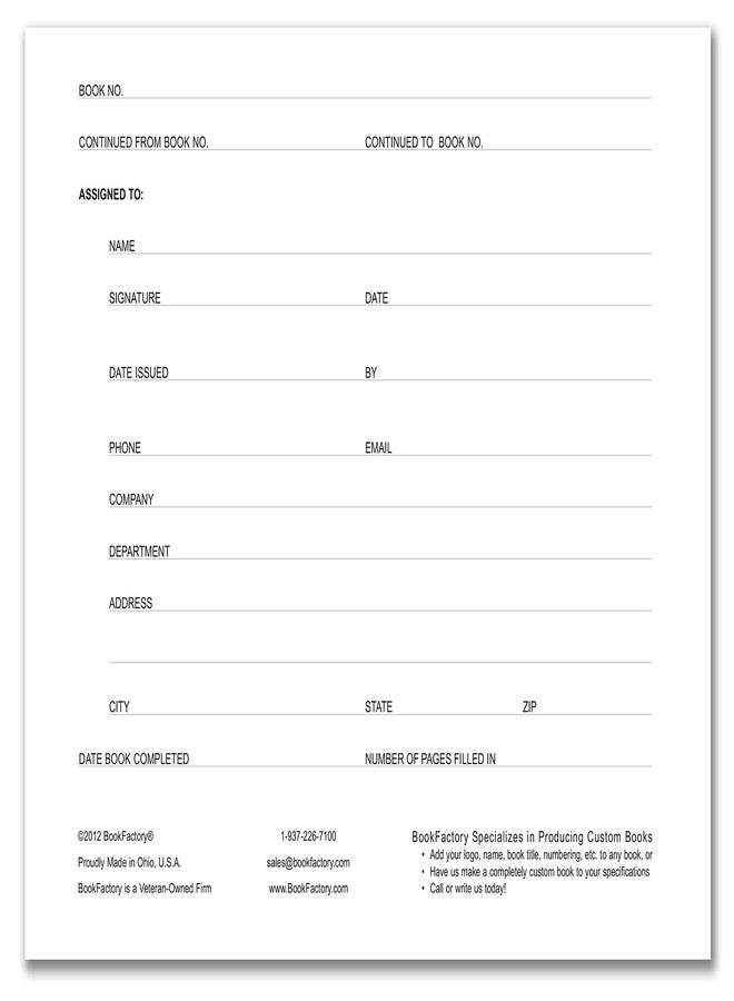 BookFactory Visitor Log Book/Visitors Register Sign-in Logbook - 120 Pages, 8 7/8'' x 7'' - Red Cover, Section Sewn Hardbound (Made in USA) - Image 2