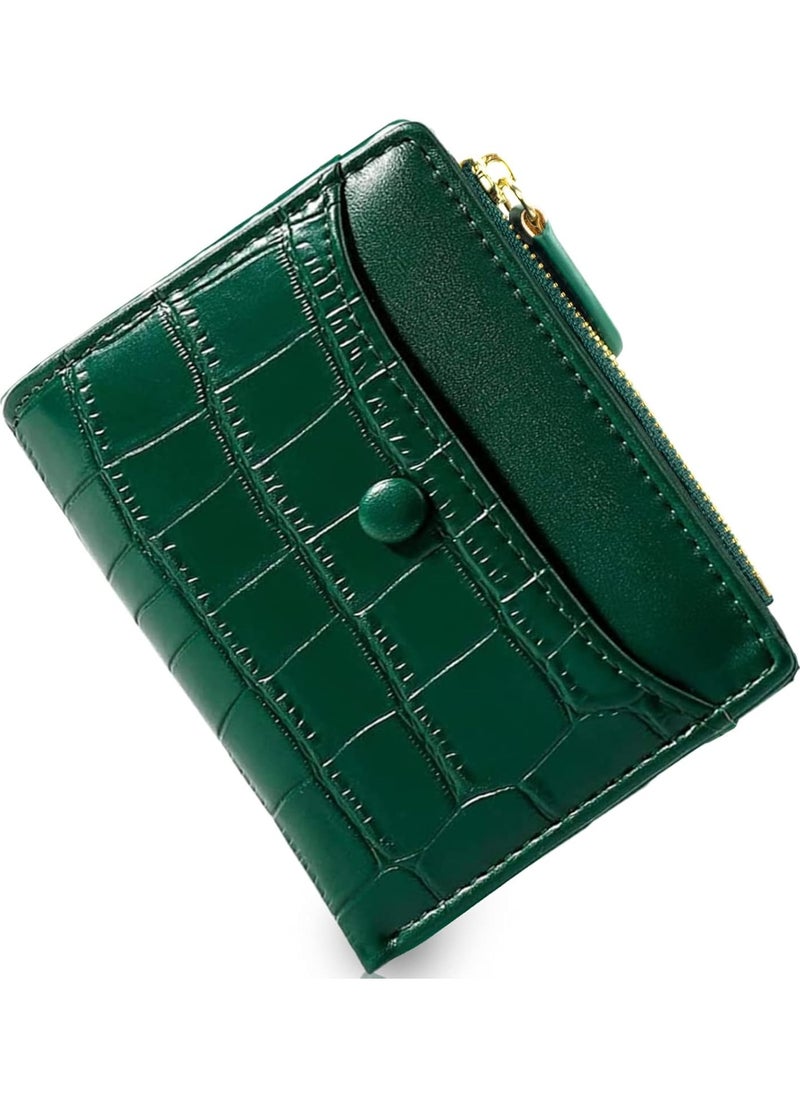 Generic - Women Wallet with Bifold Compact Size Classic Handy Ladies Small Short Wallet Purse Gift for Birthday and Party - Image 1