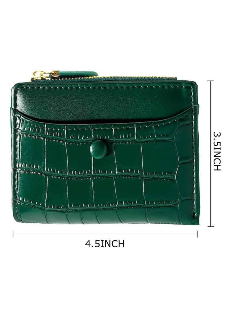 Generic - Women Wallet with Bifold Compact Size Classic Handy Ladies Small Short Wallet Purse Gift for Birthday and Party - Image 1