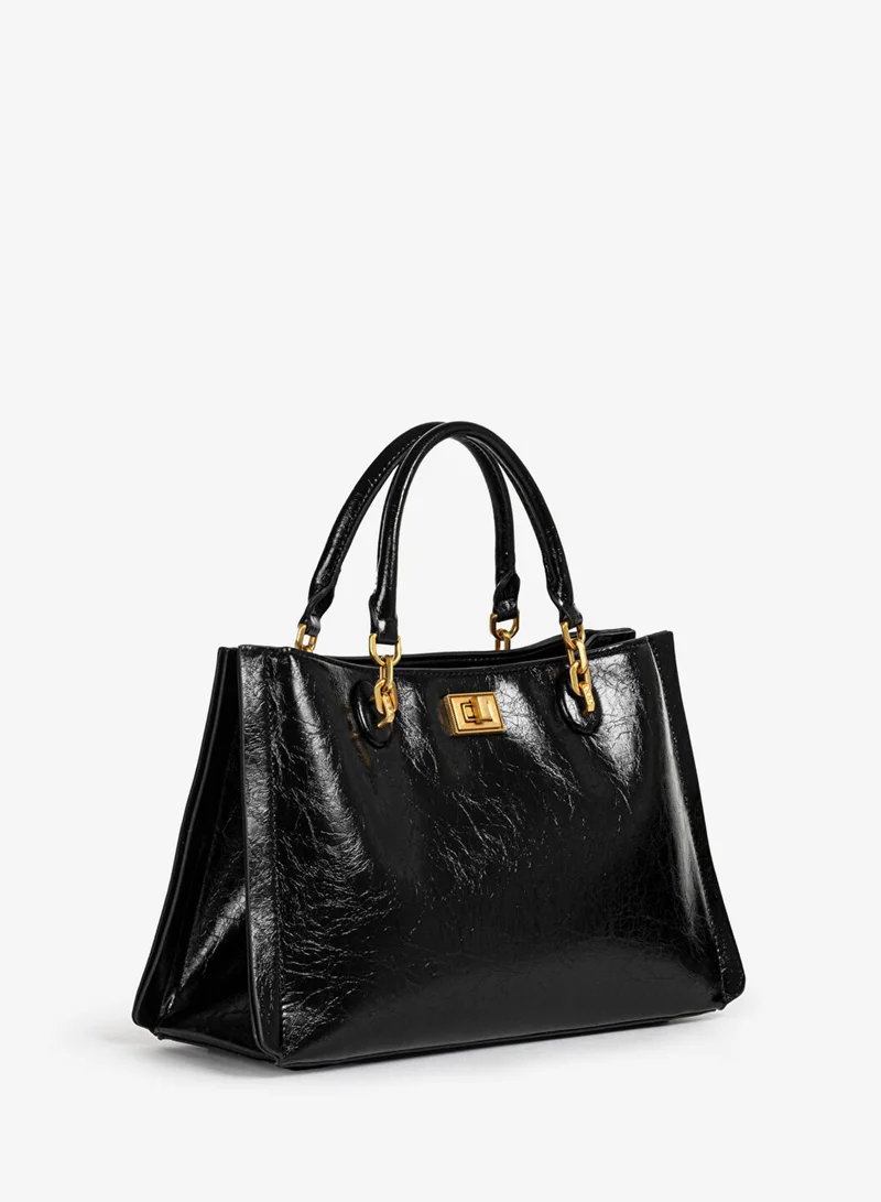 Ipekyol  Textured Leather-Effect Double-Strap Bag for Women | Best Price UAE