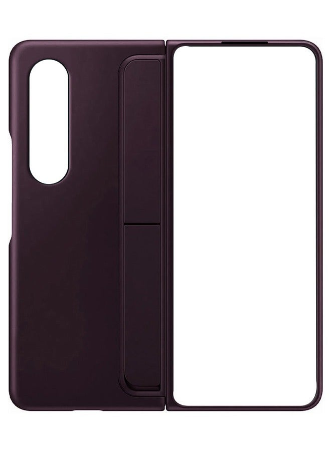 CATANES حافظة واقفة مع قلم لهاتف Samsung Galaxy Z Fold4 باللون الأحمر - Image 3