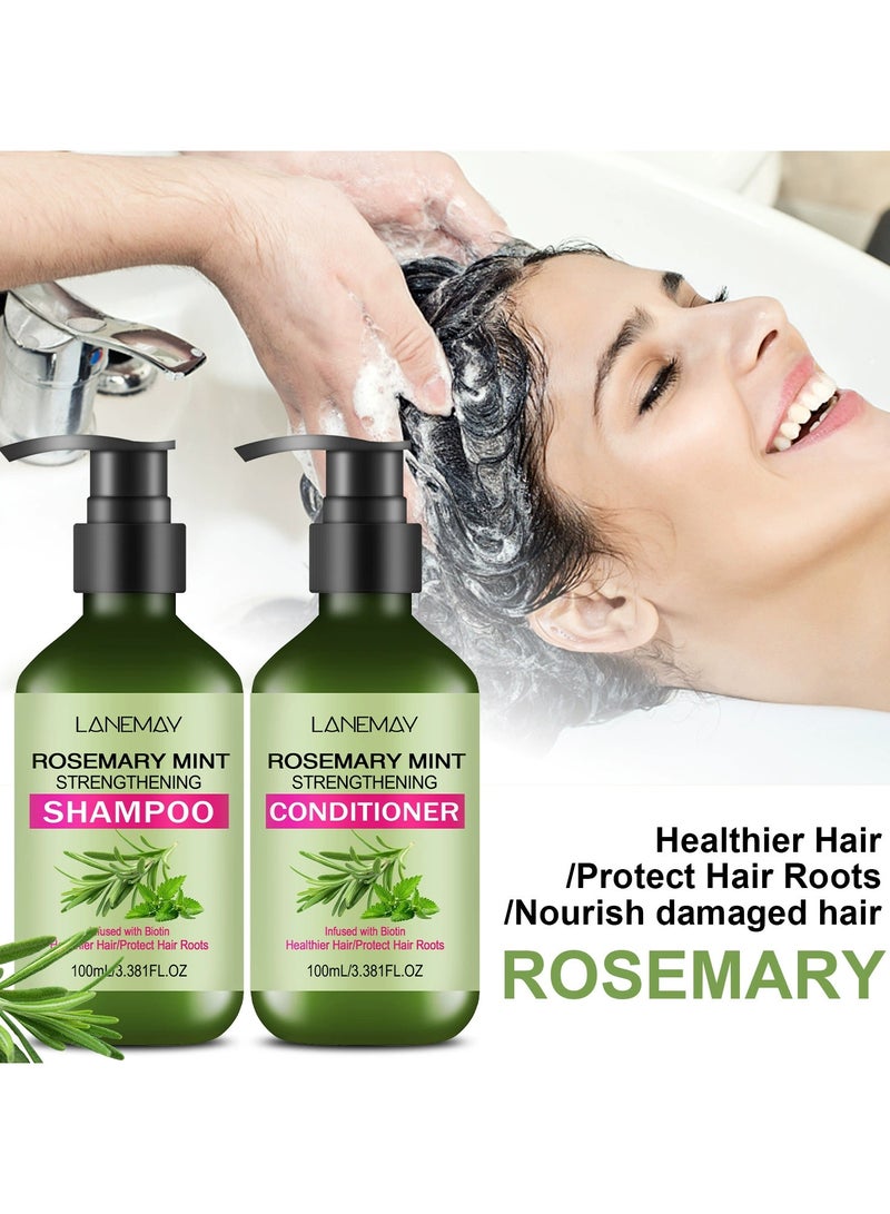 LANEMAY مجموعة شامبو وبلسم مغذي عميق - شعر ناعم وعطر يدوم طويلاً، ثنائي العناية بالشعر المرطب - Image 1