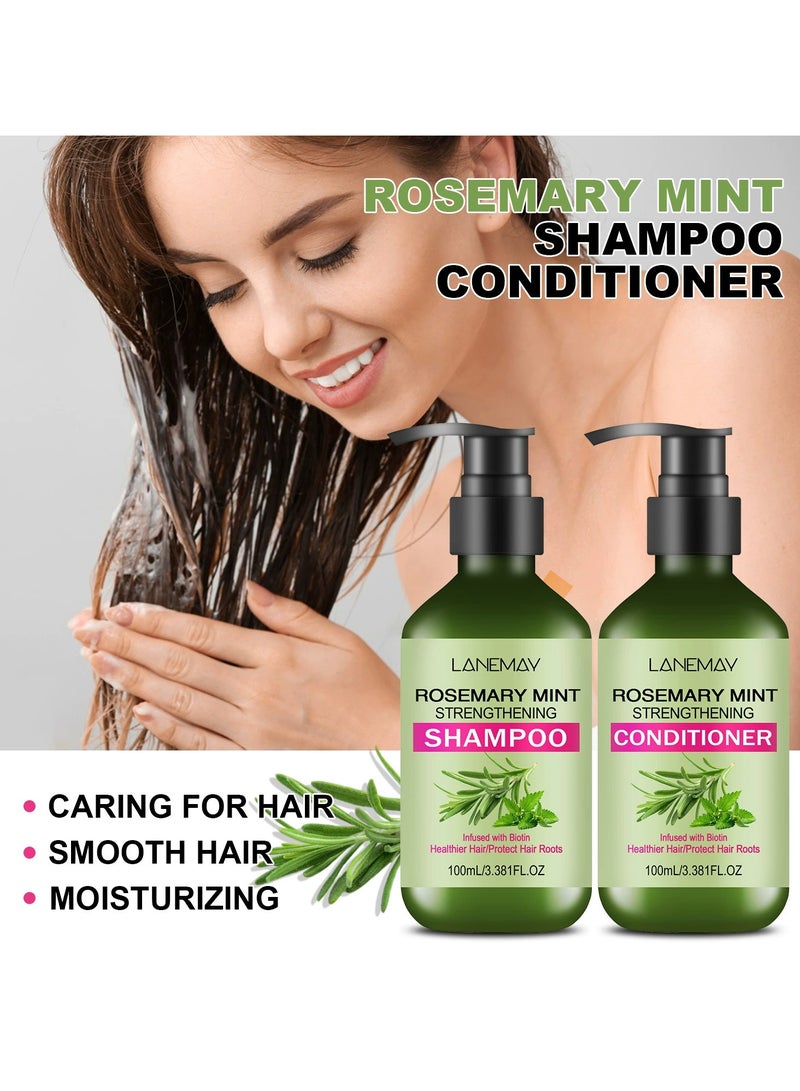 LANEMAY مجموعة شامبو وبلسم مغذي عميق - شعر ناعم وعطر يدوم طويلاً، ثنائي العناية بالشعر المرطب - Image 2