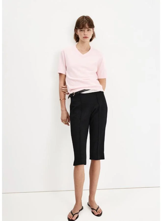 Mango 82-ROSA LIGHT V-Neck Knit Sweater for Women | Best Price UAE