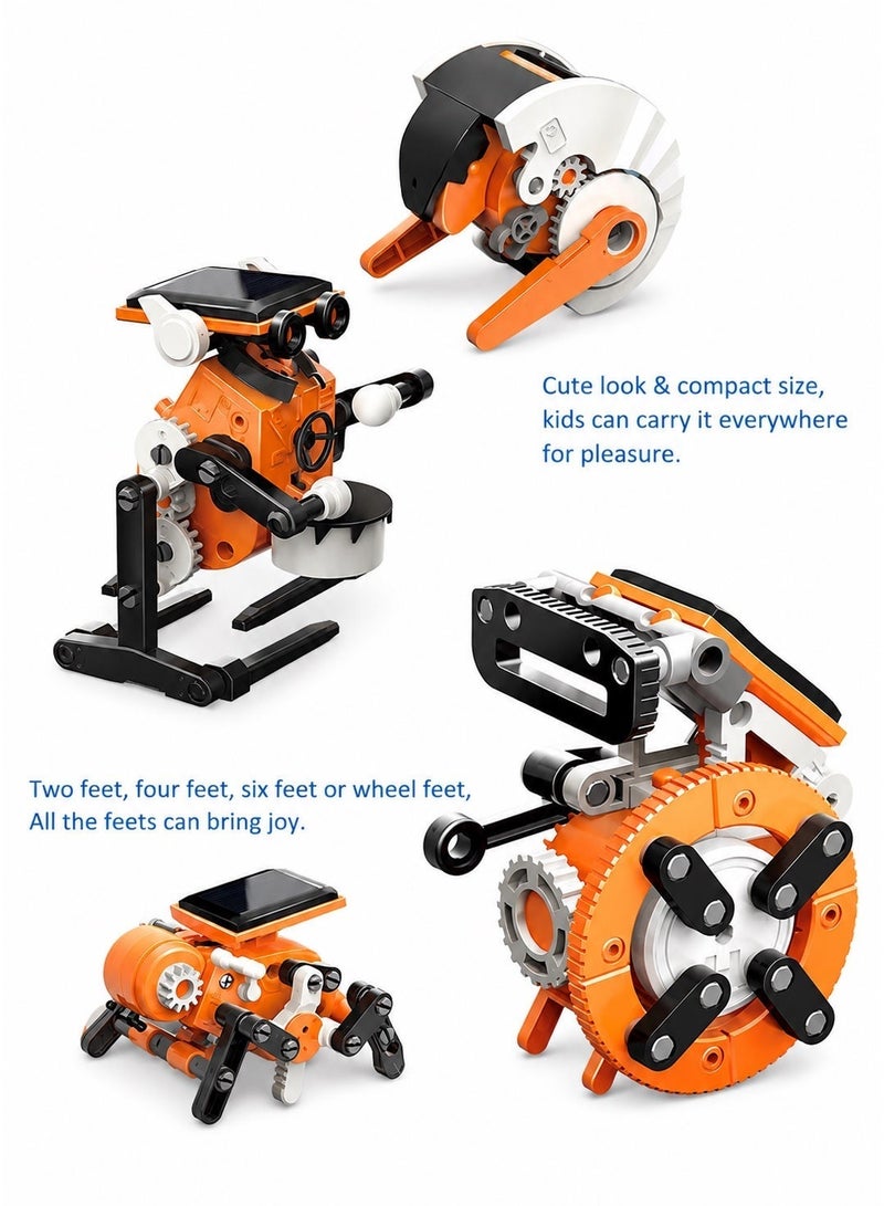 Pro'skit Pro’sKit GE-619 8-in-1 Solar Educational Robot Kit – DIY STEM Solar-Powered Robot Building Set for Kids 8–12 (Battery-Free) Headlight Gift - Image 5