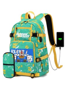 Junior High School Student Backpack  Primary School Student Large Capacity School Bag, Pencil Case Set 47*14*30cm