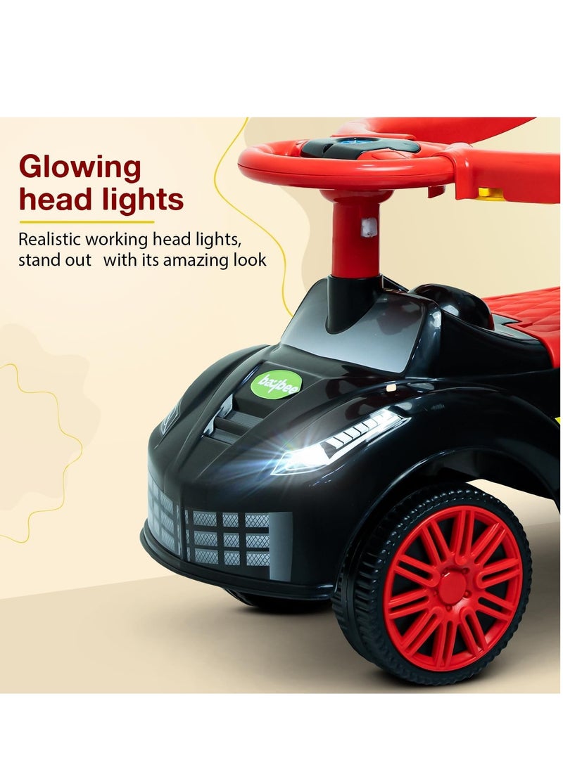 Strong Desert Children's Ride-on Toy Car with Barrier and Backrest 3 in 1 - Image 4
