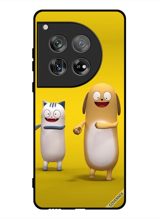 Covernex Protective Case Cover For OnePlus 12 Cat Dog Story - Image 1