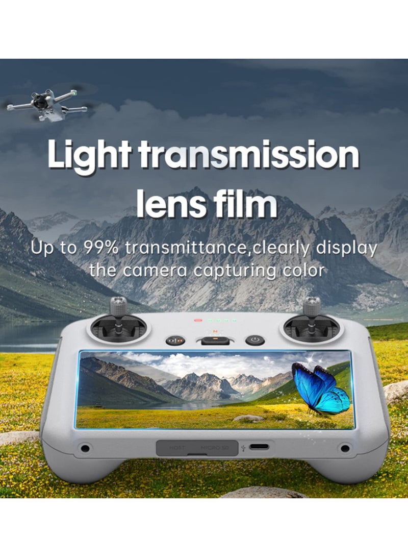 2Pcs HD Tempered Glass Protective Film for DJI MINI 3 PRO RC Remote Controller Screen Protector Accessories Anti Scratch Clear View High Sensitivity Durable Shield  - Image 5