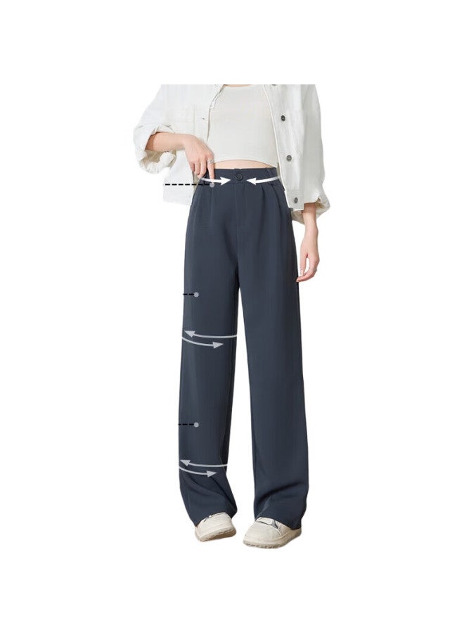 Liberal Style Women'S Thickened Wide Leg Pants Autumn New High Waist Loose Straight Leg Casual Pants - Image 1