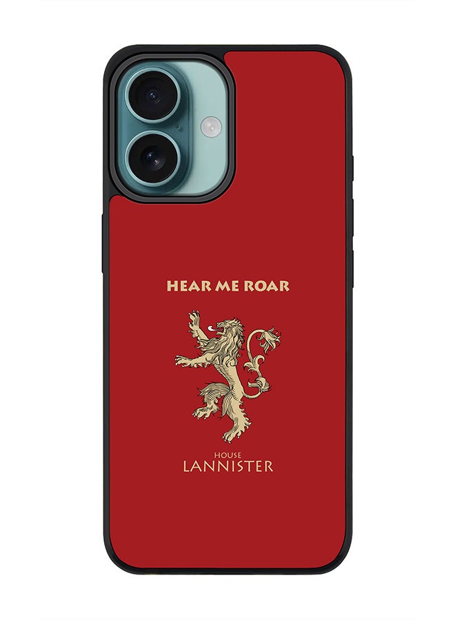 Stylizedd For iPhone 16 Case [Compatible with MagSafe] Slim Magnetic cover Phone Case iPhone 16 -GOT House Lannister  - Image 1