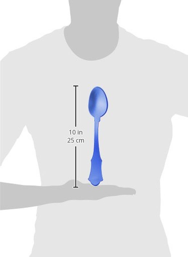 SABRE 2-Piece Salad Servers Set, Blue, Methacrylic Resin, Historic Design, Dishwasher Safe - Image 2