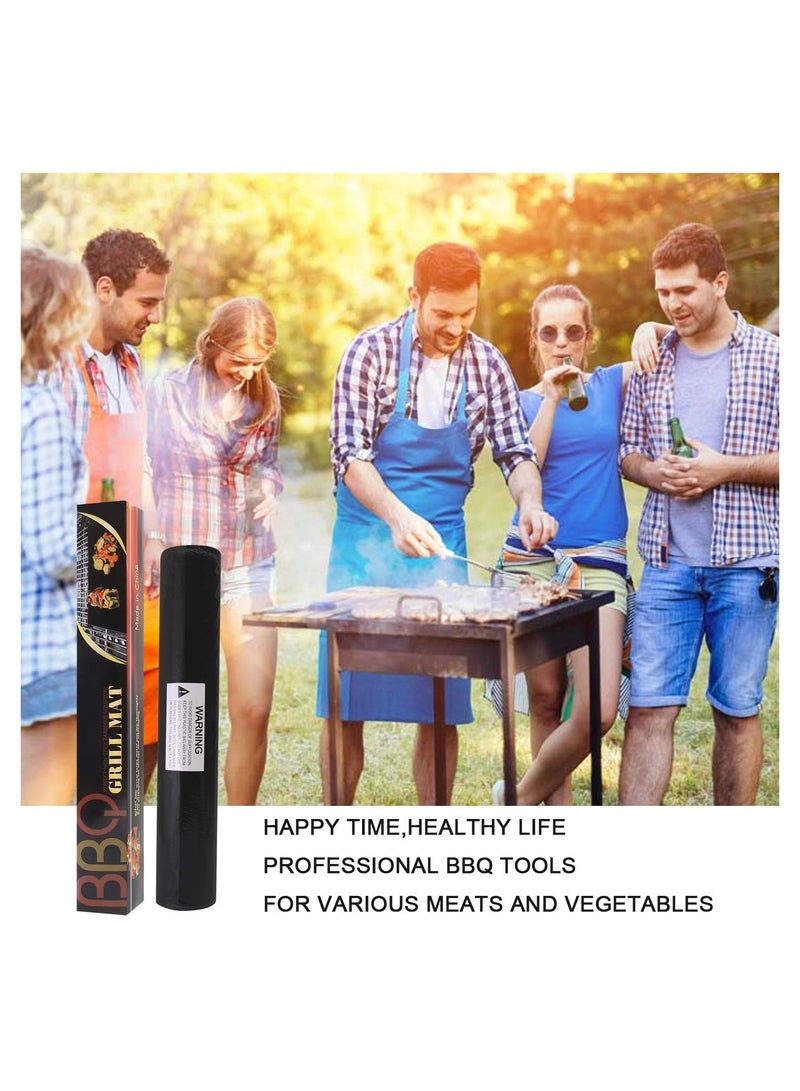 SYOSI Grill Mats, Non Stick Barbecue Grill Mats - Image 5