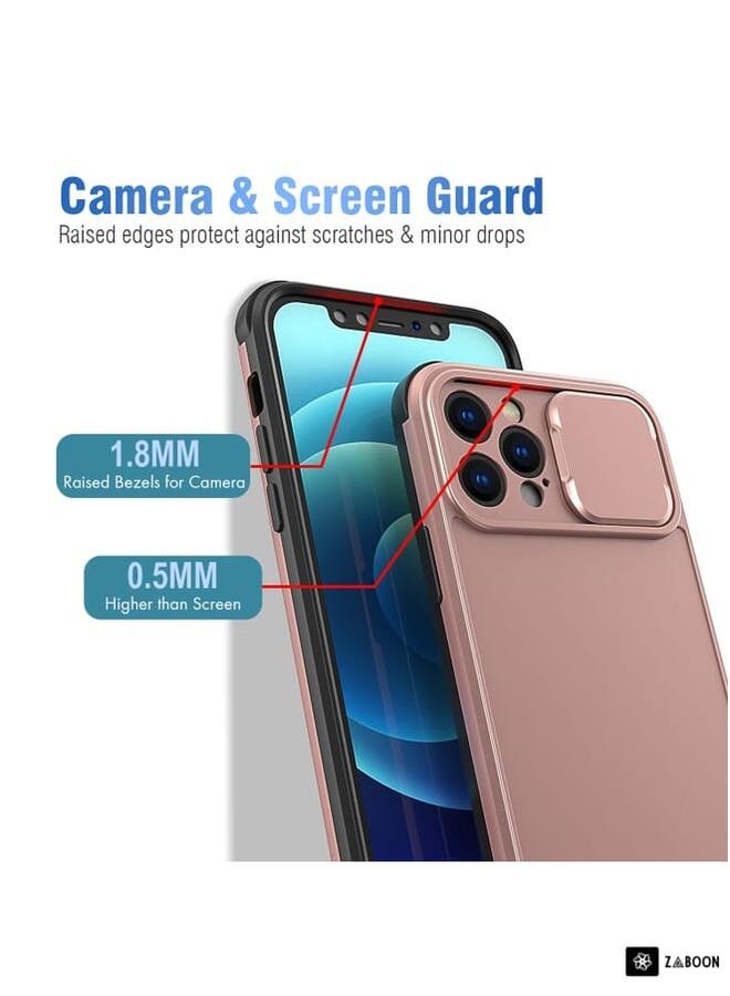 Zaboon Protective Case Cover For iPhone 12 Pro Max Sliding Camera Cover Design PC + TPU Protective Case  - Image 2