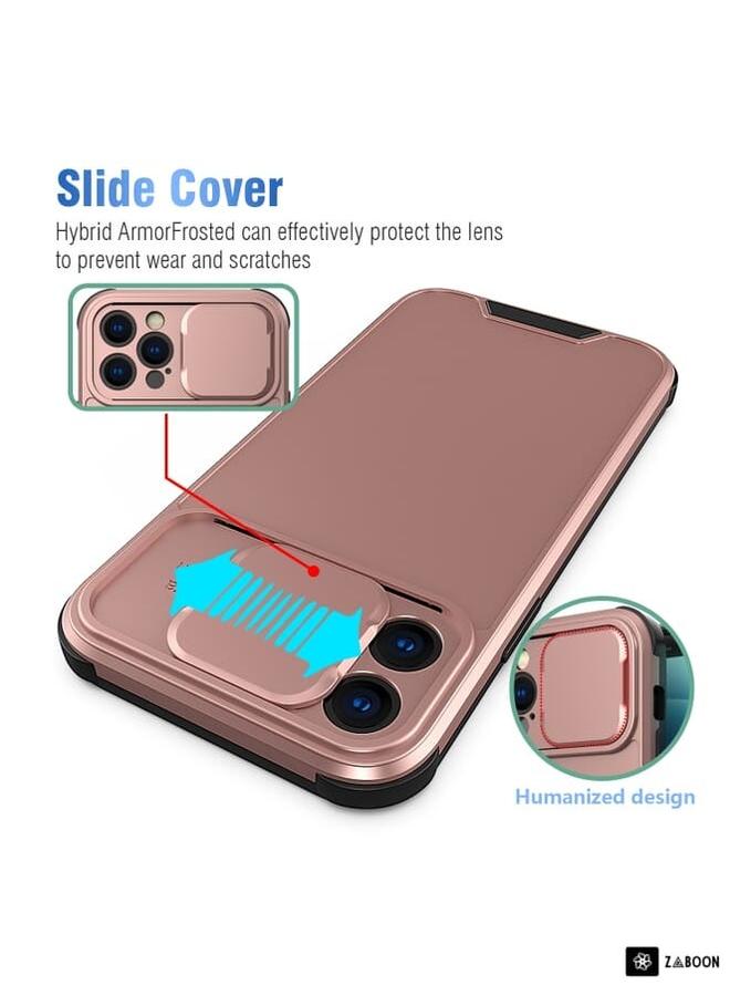 Zaboon Protective Case Cover For iPhone 12 Pro Max Sliding Camera Cover Design PC + TPU Protective Case  - Image 3